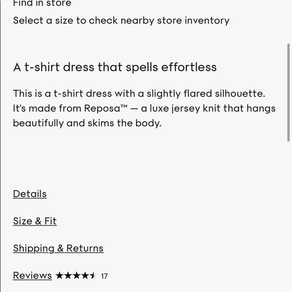 WILFRED FREE Aritzia Women Esther Tee T-Shirt Jersey Knit Dress XS - Picture 4 of 6